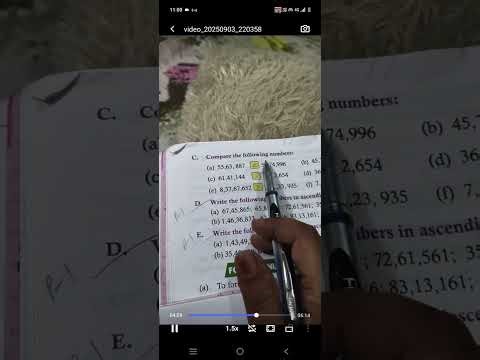 Class- 5th (Maths ) Chapter -1(large Numbers)#successors #predecessor #ascending_order #Descending