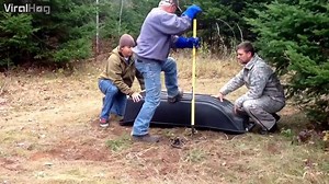 Proper catch and release technique for wolves. | ViralHog