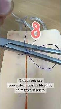 STOP BLEEDING FAST! Mastering the Figure-of-Eight Suture for Hemostasis #shortsvideo