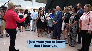 I thanked the brave Texas Democrats who came to Washington, DC and are fighting their hearts out to protect the right to vote. They're doing their part to protect our democracy – now the Senate must act by passing the For The People Act. | U.S. Senator Elizabeth Warren