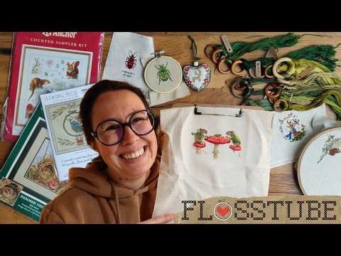 FLOSSTUBE #2 | Projets terminés, tuto suspension, chouettes trouvailles & nouvelle organisation