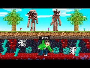 Hiding In The UPSIDE DOWN... (Minecraft Stranger Things Manhunt)