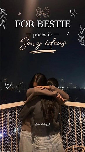 Aesthetic Best Friend Poses With Trending Songs 👭 | BFF Photo Ideas #shorts #poses #songideas