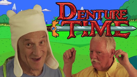 "Adventure Time parody ""Denture Time"""