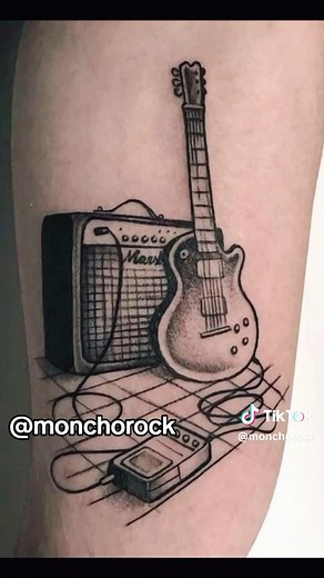 Ideas Creativas de Tatuajes de Guitarra