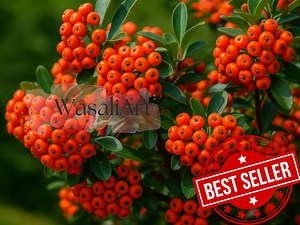Scarlet Firethorn Pyracantha Coccinea Shrub 30 Seeds Hardy Fast Hedge - Etsy