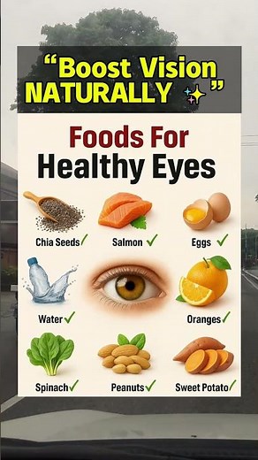 8 Best Foods for Healthy Eyes 👀✨ | Boost Vision Naturally