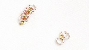 How to do a Helm Chain Weave in Chain Maille