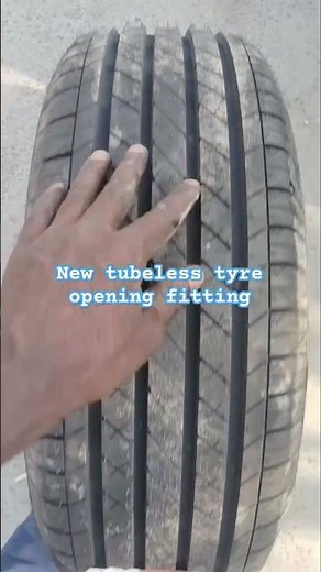 New tubeless tyre opening fitting
