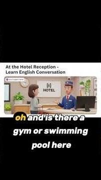 At the Hotel Reception – Learn English Conversation for Daily Life | English Speaking Practice