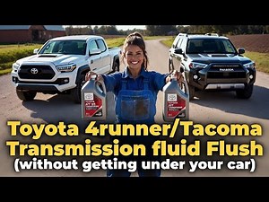 Toyota 4Runner/Tacoma - Transmission Flush - without getting under your car ! - (Method 2)