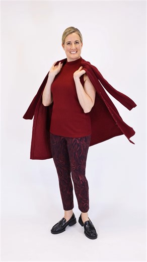 8.7K views · 100 reactions | Add this button-front sweater knit duster to your love-to-layer list and you'll always have a versatile style that transcends seasons! Follow the links to shop the outfit: Ribbed Duster (A17419): https://bit.ly/3Y4BMHt Ribbed Tank (A607321): https://bit.ly/3pVp4hB Premium Stretch Ava Pant (A16982): https://qvc.co/A16982 | Susan Graver | Facebook