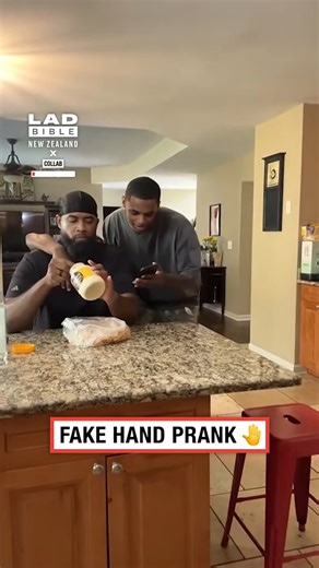 1.6M views · 37K reactions | Fake hand prank  | LADbible New Zealand | Facebook