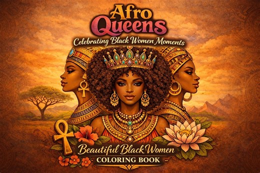 Black Women Momments Coloring Book, Inspirational Quotes Inside, African American Art, Adult Coloring Book, Relaxation Gift - Etsy