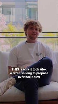 THIS is why it took Alex Warren so long to propose to fiancé Kouvr #alexwarren #k0uvr