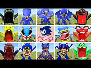 NEW EVOLUTION ALL SHIN SONIC TAPES FAMILY vs ALL SEA EATER MONSTER | ULTIMATE BATTLE in GARRY'S MOD!