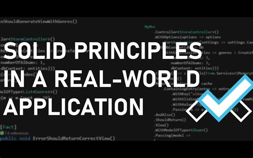 [中英字幕] SOLID原则与干净代码(SOLID Principles & Clean Code)