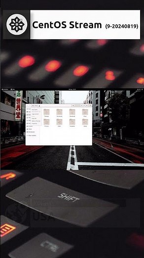 CentOS Stream 9 20240819 Quick Overview #shorts