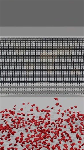 Heart Filter Grid ❤️⬜ | Satisfying 3D Loop