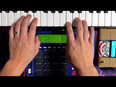 Making a beat with Raspberry Pi MiniDEXED MPC 1000 DAWLESS #minidexed #dx7 #mpc1000 #raspberrypi