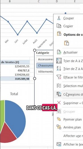 Le Segment/Slicer sur EXCEL 📊✅ #excel #slicer #data