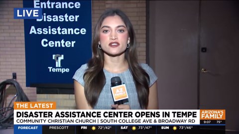 Tempe opens disaster assistance center after microburst damage
