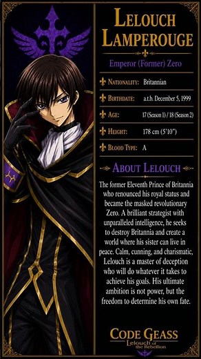 👑 THIS IS YOUR SIGN TO WATCH CODE GEASS 👑