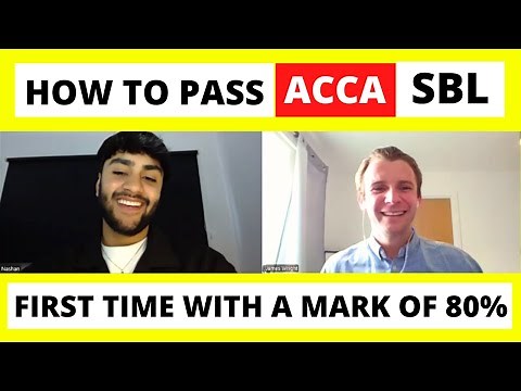 How to pass ACCA SBL with 80% first time! | ACCA Strategic Business Leader |