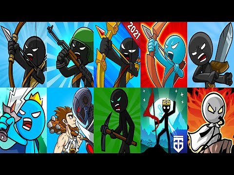 Stick War Legacy vs War Legend vs Modern War vs Hero Wars Stickman vs Stick Clash - Ten Stick Games