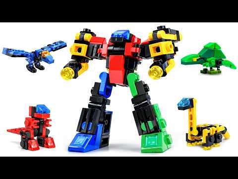 I Turned All LEGO Tiny Dinosaurs into a Giant Robot Mecha! | Bricks UP
