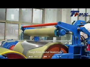 The High tech production process of super metal-Titanium