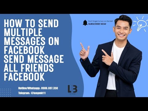 How To Send Multiple Messages On Facebook | Send Message All Friends Facebook