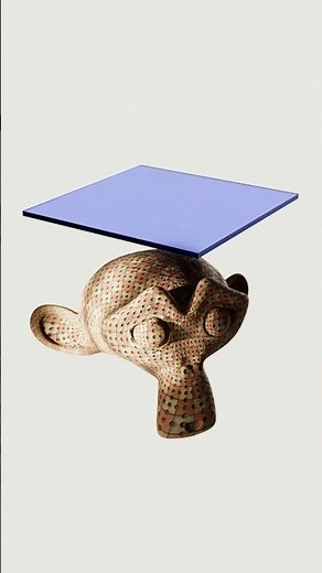 I Betrayed Blender’s Default Cube 😱🐵 #shorts #tutorial