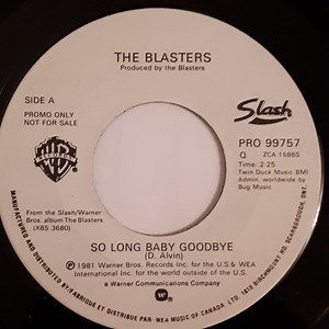 The Blasters - So Long Baby Goodbye