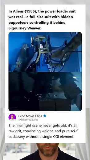 Aliens 1986 Power Loader Was a Real Full-Size Suit Controlled by Hidden Puppeteers