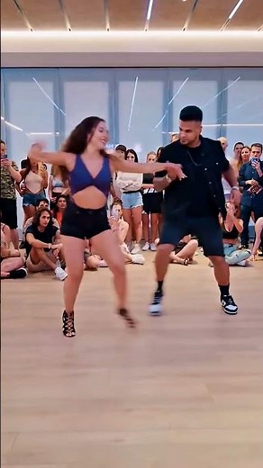 Electrifying Bachata: Intense Dance Performance!