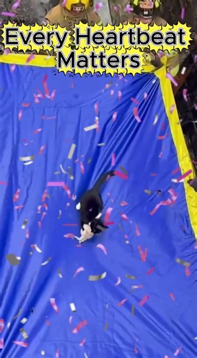 Firefighters SAVE helpless animals from the brink of tragedy 🐾🔥 #firefighterworkout #rescue