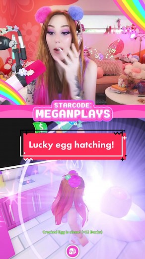 Hatching a “lucky” egg in Adopt Me! #adoptme #roblox @playadoptme @roblox