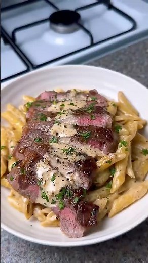 How to make Creamy Steak Pasta 😍🔥