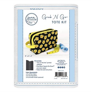 June Tailor Grab n Go Tote Kit With Black Zip