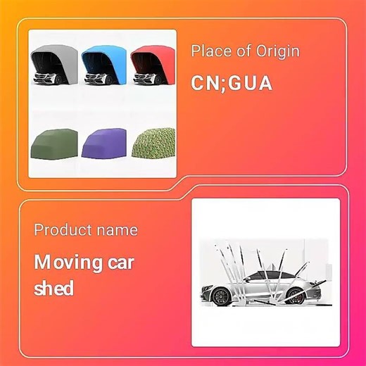 Folding Car Garage Tent - Portable RV Body Parts Storage Extension Canopy