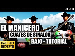 como tocar el manicero en bajo -El Manicero Los cuates de sinaloa bajo tutorial - Bajo manicero
