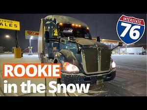 First Year Trucking Includes Winter Experiences Like This