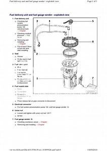 Changing fuel pump 'How to'