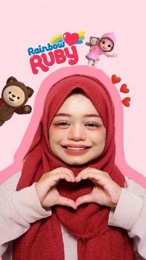 yang penting saya sudah berusaha hihi ib @qheylazv #fyf #rainbow #rubyrainbow #trendrainbowruby #foryoupag #transisimakeup #indonesiamakeup #makeup #transisi #transisivideo