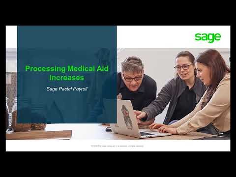 Sage Pastel Payroll (AME): Processing Medical Aid Increases
