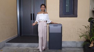 Smart Package Delivery Boxes for Outside 9.9 x 8.9X 37.8 in, Delivery Box for Packages Smart Lock 4 Ways to Unlocked,Mailboxes for Outside Parcel Porch