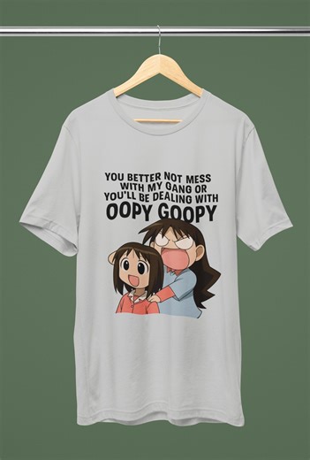Funny Azumanga Daioh Anime T-shirt: Oopy Goopy Meme, Harajuku Style - Etsy