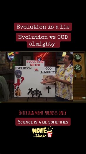 Tv show. Evolution. Vs god almighty. #tv #godalmighty #evolution #science