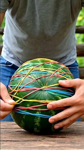 The Watermelon Rubber Band Experiment
